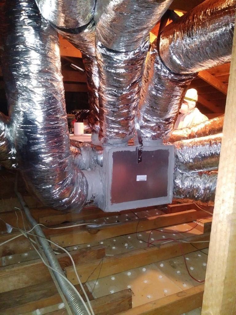 New insulated ducts and plenum