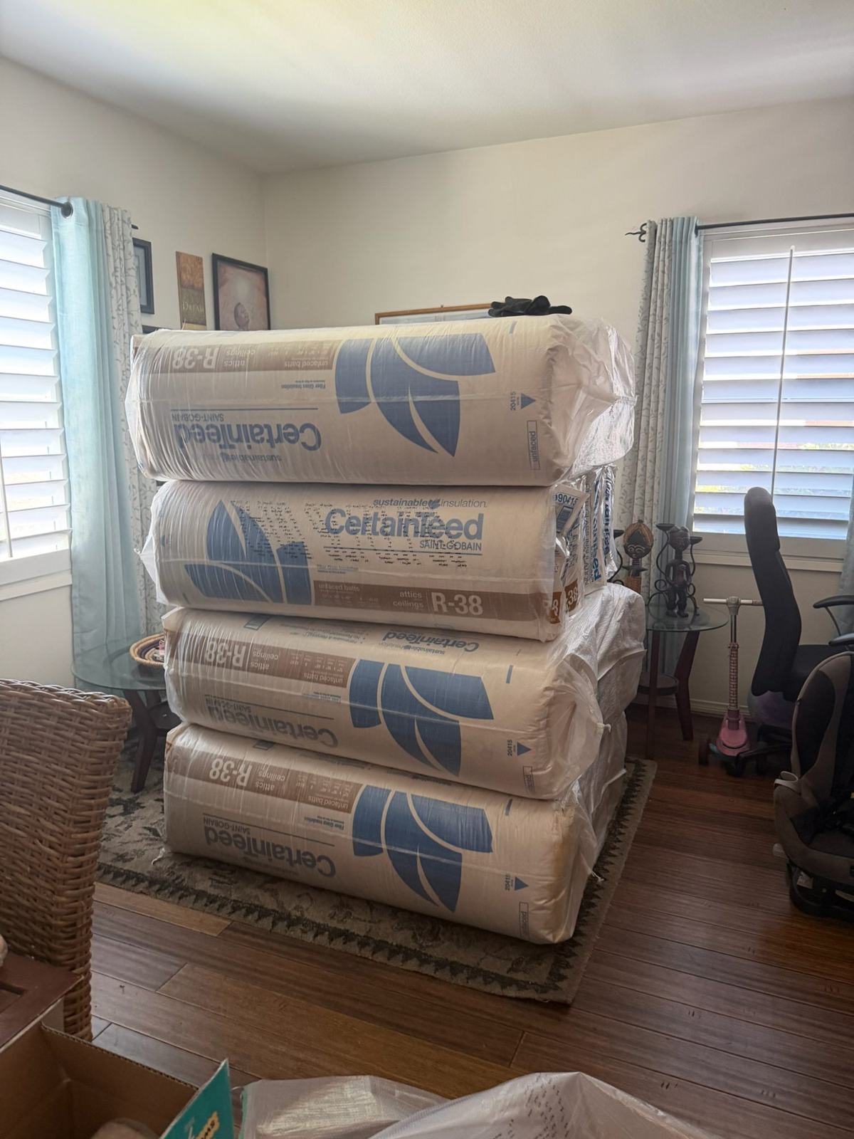 R-38 batts delivered