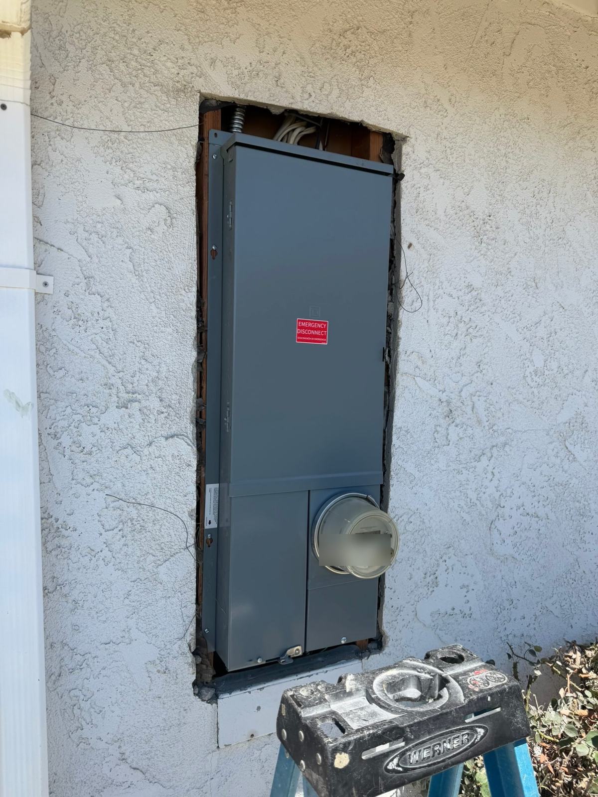 After: New 200-amp panel