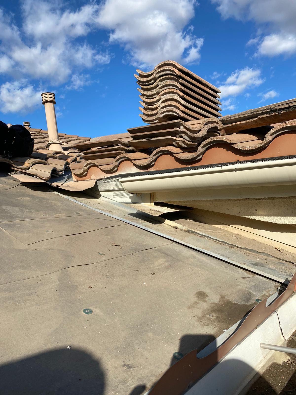 After: New underlayment and flashing